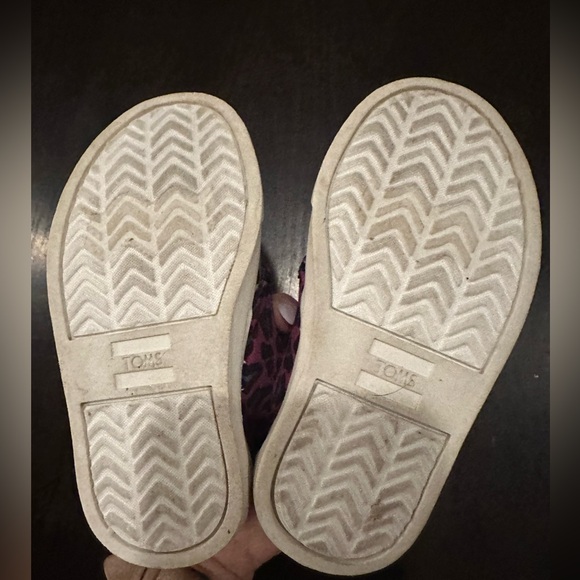 Toms Toddler Multi Colored Leopard High Tops Size C6 - Picture 4 of 7